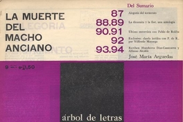 Árbol de letras  nº 9, agosto 1968