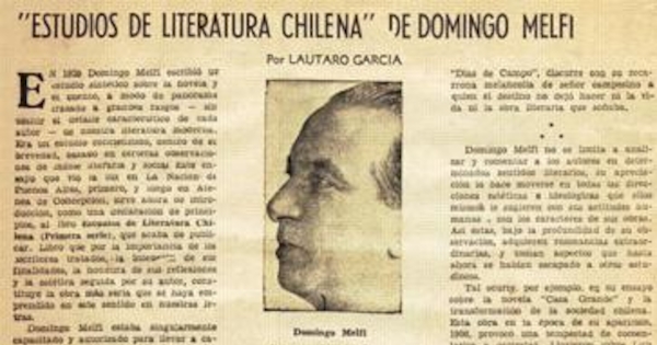 Estudios de literatura chilena