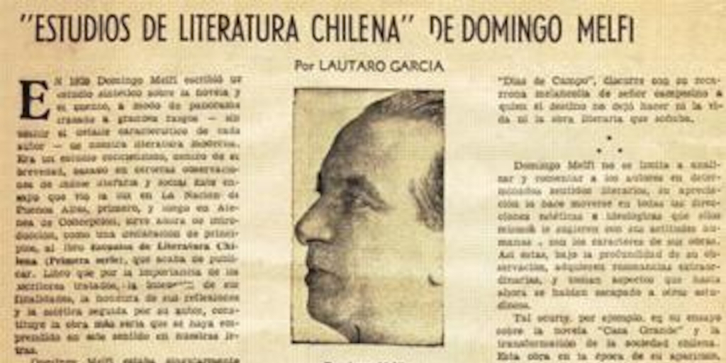 Estudios de literatura chilena