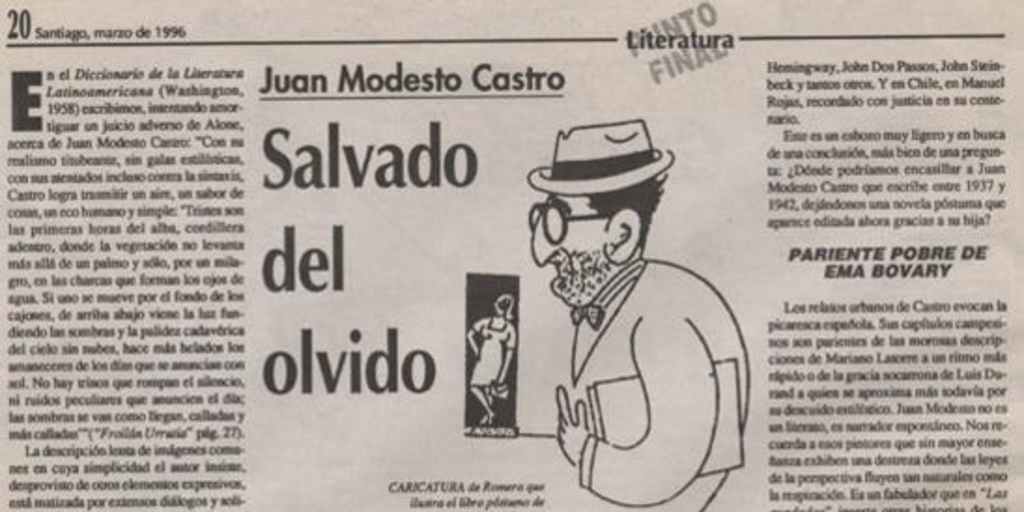 Salvado del olvido