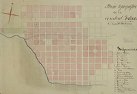 Plano topográfico de la ciudad de Talca, 1859