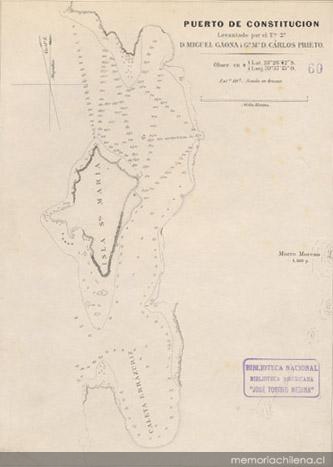 Puerto de Constitución, hacia 1865