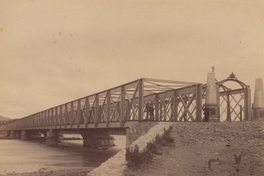 Puente férreo y carretero del Maule, 1888