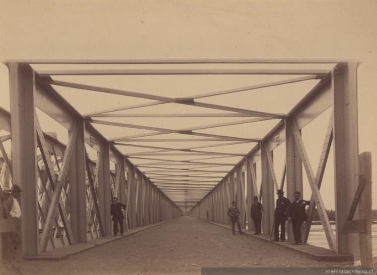 Puente carretero del Maule, 1888