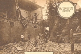 Terremoto de Talca el 1 de diciembre de 1928 : en el regimiento Chorrillos de Talca