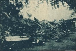Terremoto de Talca el 1 de diciembre de 1928 : nicho derrumbado