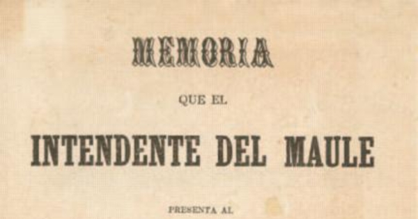 Razón de las entradas que ha tenido la Tesorería Municipal de Cauquenes...