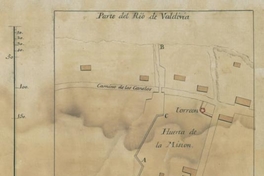 Sector de la Misión Franciscana de Valdivia. Torreón y Huertas, 19 de noviembre, 1802