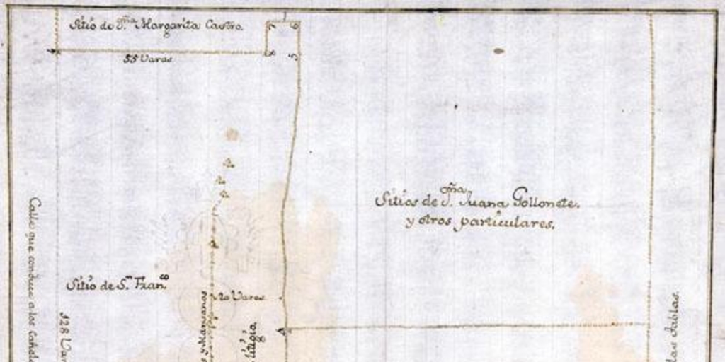 Sitios de la Misión Franciscana y otros, 7 de noviembre de 1771