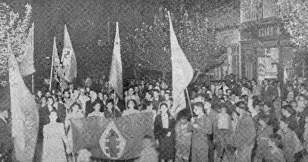 Falange Nacional, 1941. Provincia de O´Higgins. La Falange de Rengo es uno de los núcleos más activos y luchadores