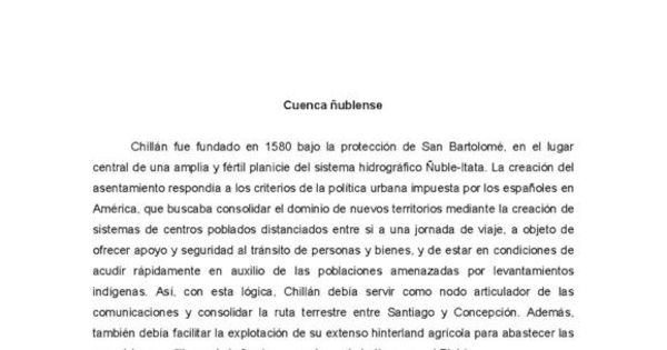 Cuenca ñublense