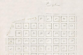 Plano de la ciudad de Chillán, 1751