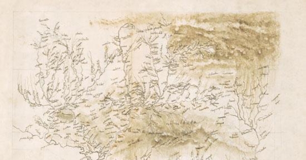 Zona de los ríos Ñuble e Imperial, hacia 1840