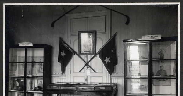 Museo de Concepción. Interior. Sección de Historia. Recuerdos de la Guerra del Pacífico