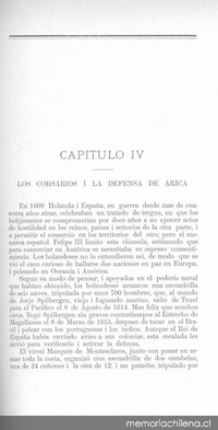 Los corsarios i la defensa de Arica