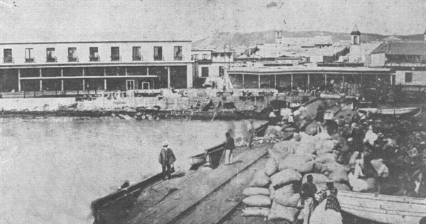 Puerto de Arica, hacia 1900