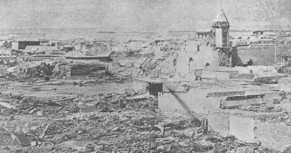 Arica después del terremoto de 1868