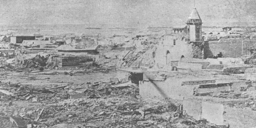 Arica después del terremoto de 1868