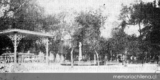 Plaza de Arica, hacia 1920