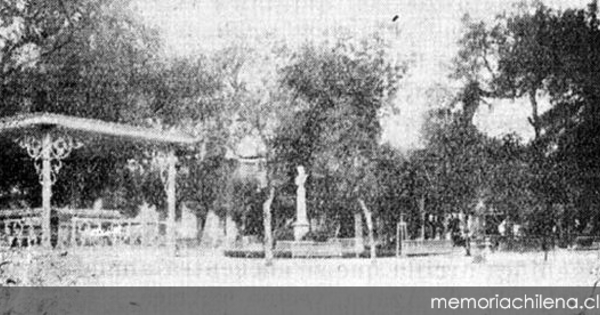Plaza de Arica, hacia 1920