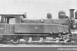 Ferrocarril de Arica a La Paz : la locomotora Esslingen, hacia 1913