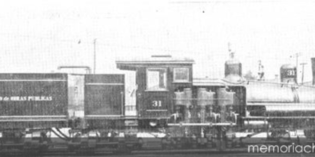 Ferrocarril de Arica a La Paz : la locomotora Shay, hacia 1913