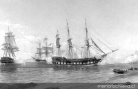 Captura de la nave María Isabel, hacia 1818