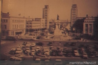 Valparaíso, vista desde los cerros, hacia 1950