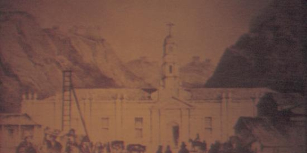 Valparaíso, plaza Sotomayor, 1835