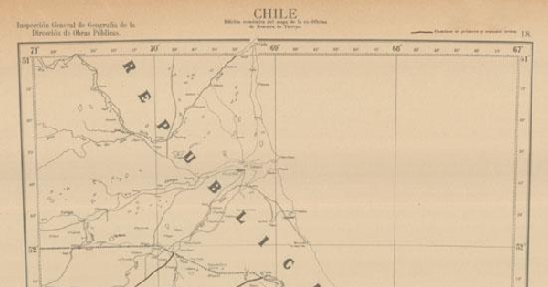 Mapa de Magallanes, 1925
