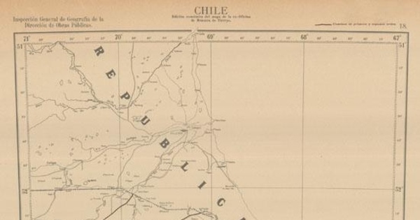 Mapa de Magallanes, 1925