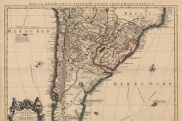 Carte du Paraguay, du Chili, du Detroit de Magellan, siglo XVIII