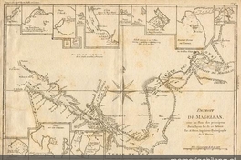 Detroit de Magellan avec les plans des principaux ports, Baves & ce Detroit, siglo XIX
