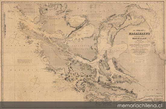 The Strait of Magalhaens commonly called Magellan, 1874