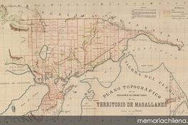 Plano topográfico de la hijuelación de los terrenos fiscales en el territorio de Magallanes, 1902