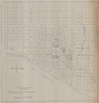 Plano topográfico de Punta Arenas, hacia 1910