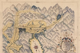 Planta y descripción del Valle de Aconcagua, siglo XVIII