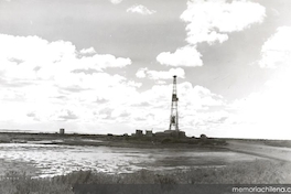 Maquinaria en plataforma petrolera en Tierra del Fuego