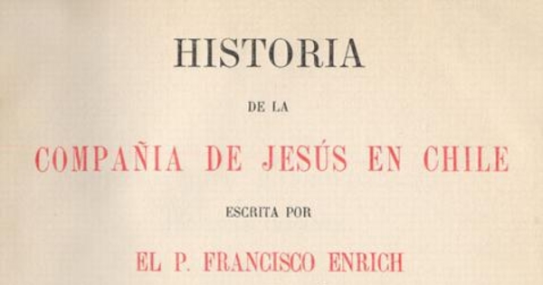 Historia de la Compañía de Jesús en Chile