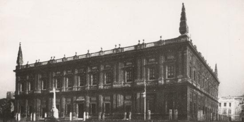 Exterior Archivo de Indias, Sevilla, hacia 1928