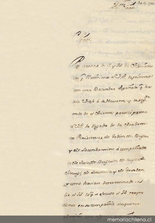 [Carta] 1735 Dic. 17, Portobelo [a] Joseph Patiño[manuscrito]