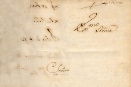 [Carta] 1736 Sep. 18, Tanabela [a] Joseph Patiño[manuscrito]