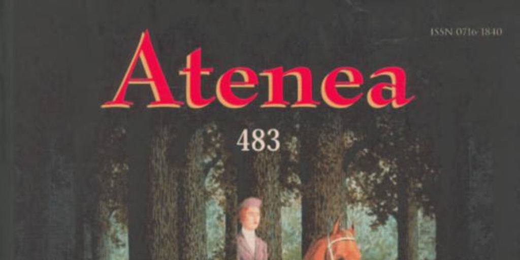 Atenea : revista de Ciencias, Letras y Artes : nº 483 (Primer semestre 2001)