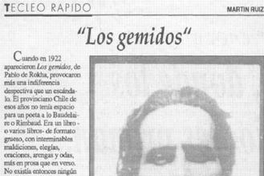 Los gemidos