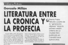 Literatura entre la crónica y la profecía