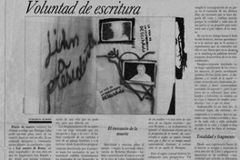 Voluntad de escritura