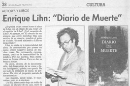Enrique Lihn, Diario de muerte