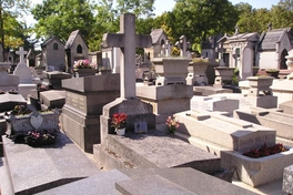 Tumba de Alberto Blest Gana, Cementerio Pere Lachaise, Paris, Francia, noviembre 2003