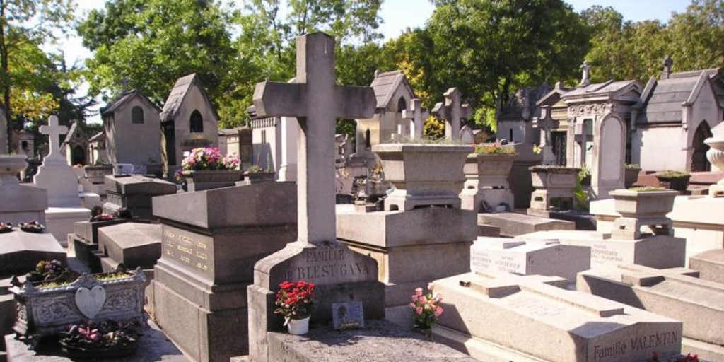 Tumba de Alberto Blest Gana, Cementerio Pere Lachaise, Paris, Francia, noviembre 2003