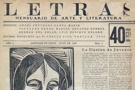 Letras no.3, julio 1928